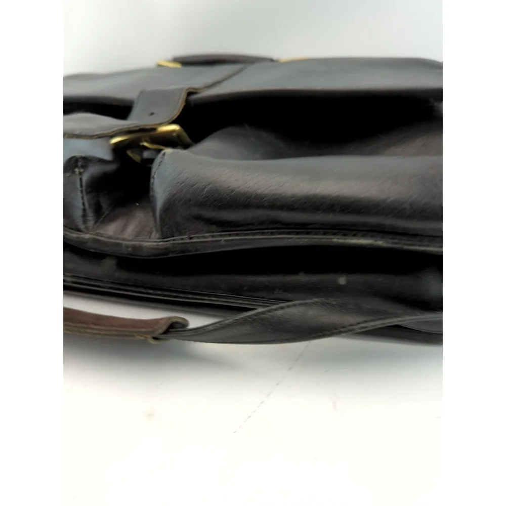 Hidesign Leather Briefcase Black 15x12 5